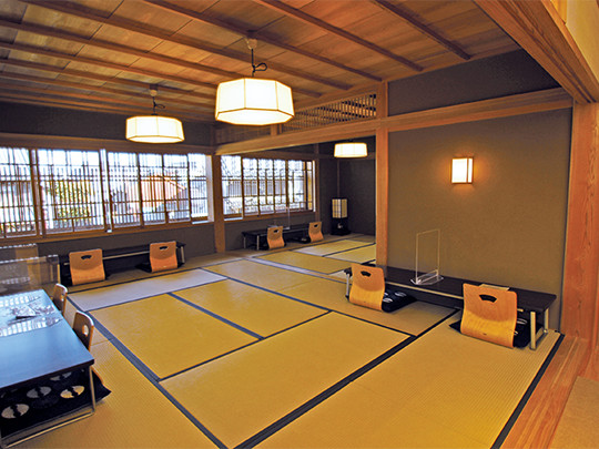 眺めの良い2階も休憩スペースとして利用OK
※新型コロナ感染防止対策のため閉鎖の場合あり。